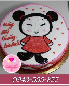 bánh mừng thôi nôi đầy tháng bé yêu