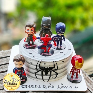 Bánh kem người nhện_siêu anh hùng đẹp tặng con yêu