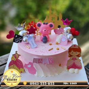 Bánh chuột mô hình tông hồng tặng con yêu Anh Thư