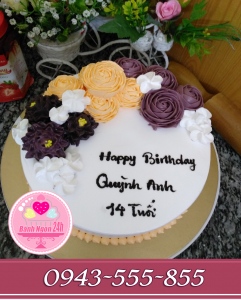 Bánh hoa hàn quốc tặng mẹ yêu