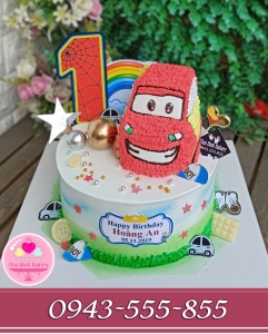 bánh kem 3d ô tô tặng bé trai