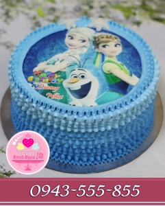 bánh in ảnh elsa và Ana