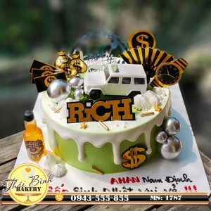 Bánh ô tô mô hình rượu chivas MSn Sếp