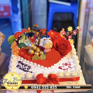 Bánh kem mừng sinh nhật mẹ