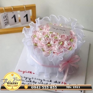 Bánh kem bó hoa tặng mẹ ngày quốc tế phụ nữ 08_03