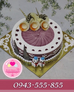 bánh kem tình yêu mứt việt quất