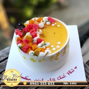 Bnahs mousse hoa quả đơn giản tặng bạn Chuối Thúi