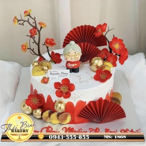 Bánh kem bà thọ mừng thọ bà 86 tuổi