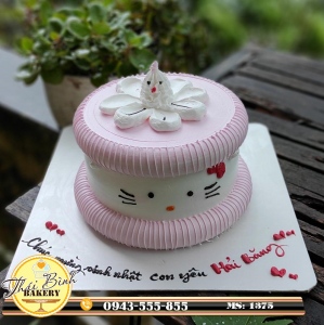 mẫu bánh kem hello kity ngộ nghĩnh