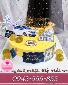 bánh kem tặng sếp hình ô tô