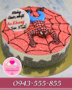 bánh kem siêu nhân nhện supper man
