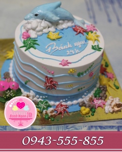 Bánh chú cá heo may mắn