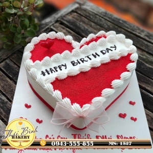 Bánh tim redandvet đơn giản tặng mẹ ngát