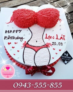 bánh bikini tặng sếp
