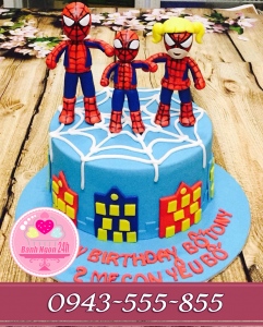 Bánh fondant 3 anh em siêu nhân