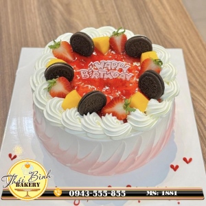 Bánh kem hoa quả sinh nhật mẹ yêu