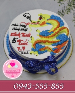 bánh kem tặng bé tuổi rồng tặng bé trai