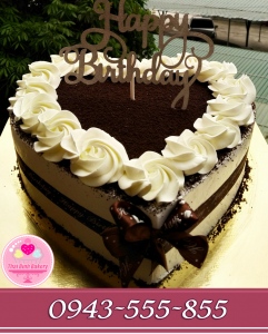 bánh kem trái tim sô cô la tặng người yêu