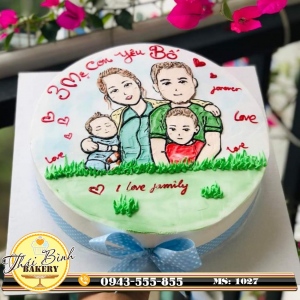 Bánh kem mừng sinh nhật bố