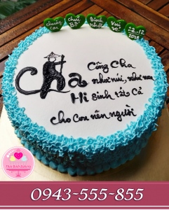 bánh kem tặng ba sinh nhật vui vẻ