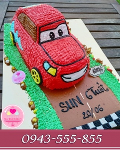bánh kem 3d ô tô đường đua tặng con trai
