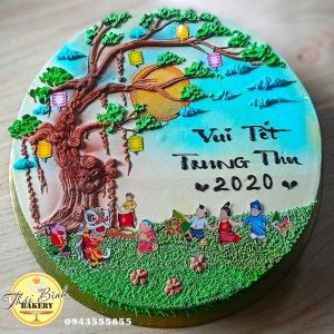 bánh kem trung thu hiện đại