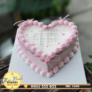 mẫu bánh kem đốt cháy quyển lịch 