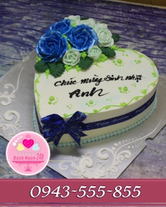 Bánh kem hoa hàn quốc tặng bạn trai