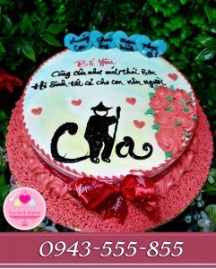 Bánh sinh nhật tặng cha - bố mẹ