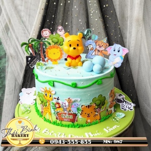 sinh nhật gấu pooh 2 tuổi